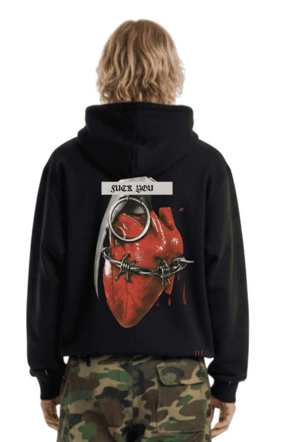 TWELVE black graphic hoodie with premium streetwear design and limited-edition detailing.